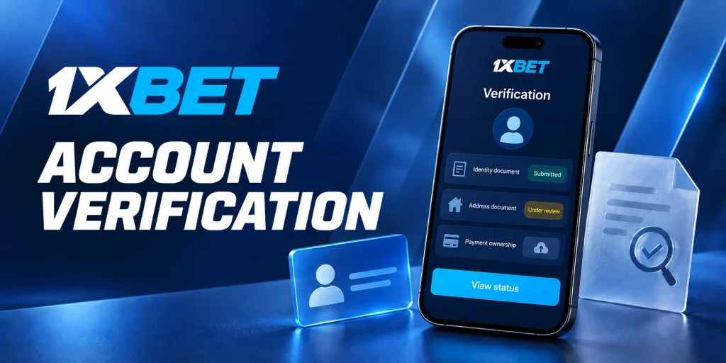 1xBet Account verification