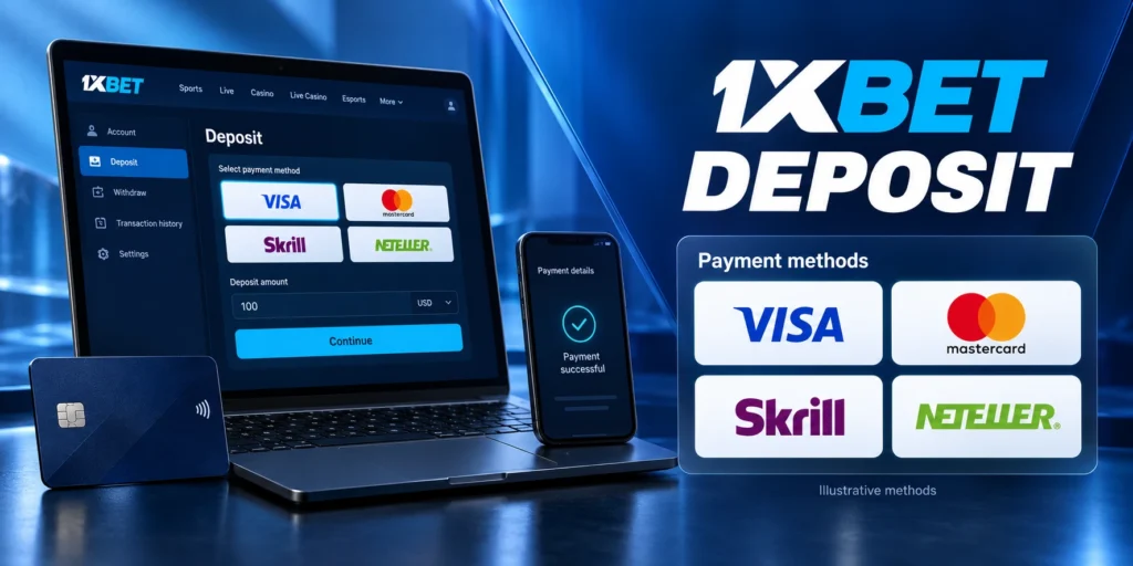 1xBet Deposit Methods