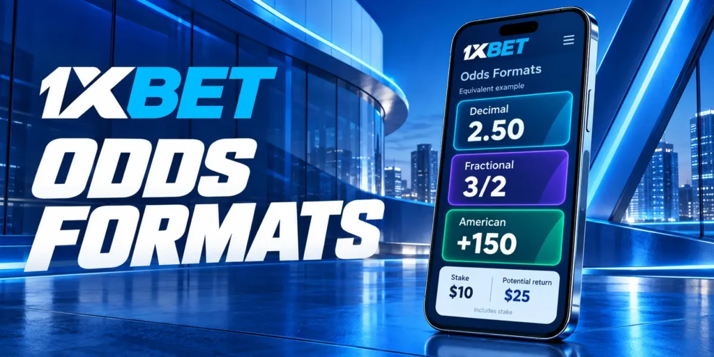 1xBet Odds formats